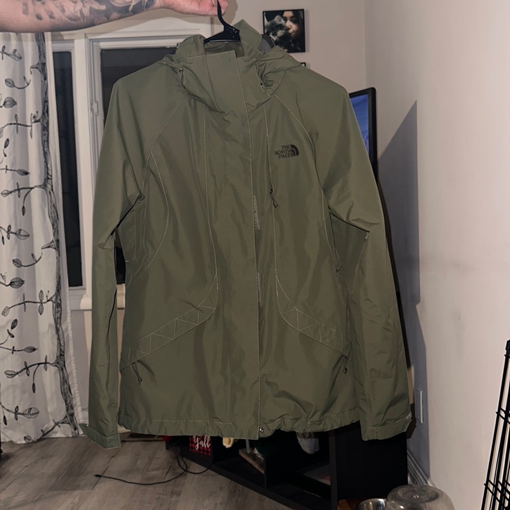 Green North Face